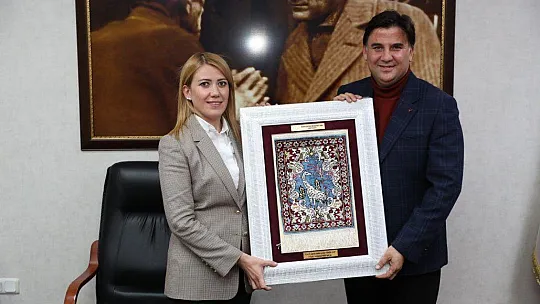 Başkan Karaca'dan, Merkezefendi Belediye Başkanı Şeniz Doğan'a Ziyaret