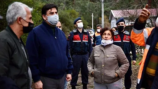 Başkan Karaca afet bölgesinde incelemelerde bulundu
