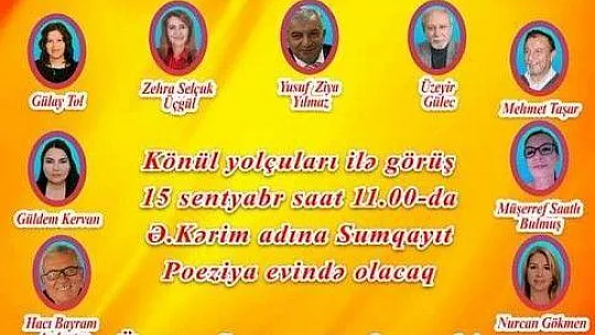 Fethiye Edebiyat Grubu kardeş ülke Azerbeycan'da