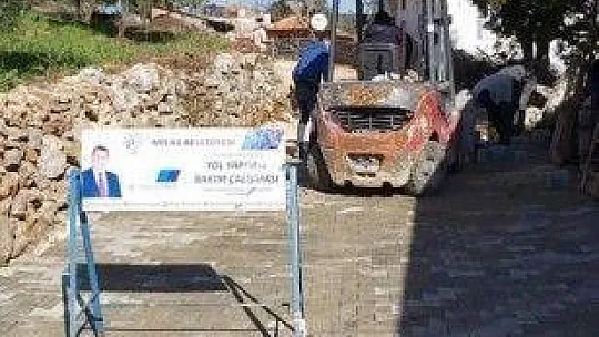 Fesleğen Mahallesi'nde parke kaplama çalışması tamamlandı