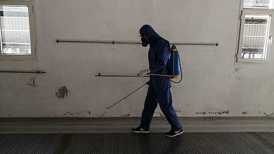 Fethiye'de Spor Salonları Dezenfekte Edildi