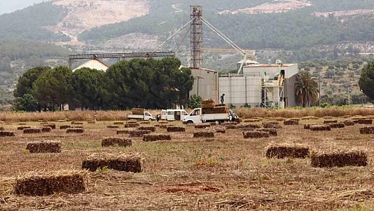90 kadın üreticiye 2 bin saman balyası dağıtıldı