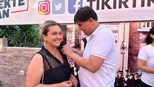 CHP Fethiye'de rozet takma töreni yapıldı