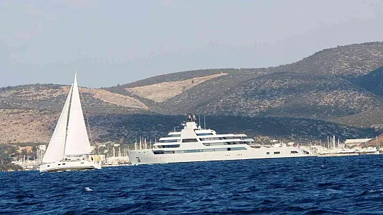 Abromoviç'in milyon dolarlık yatı Bodrum'a demirledi