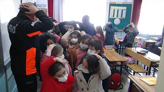 AFAD'dan deprem anı tahliye tatbikatı