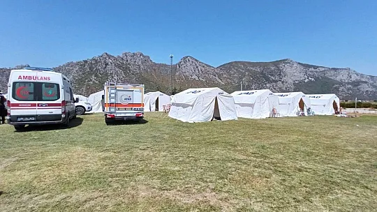 AFAD'dan Milas'ta yangınzedeler için çadır