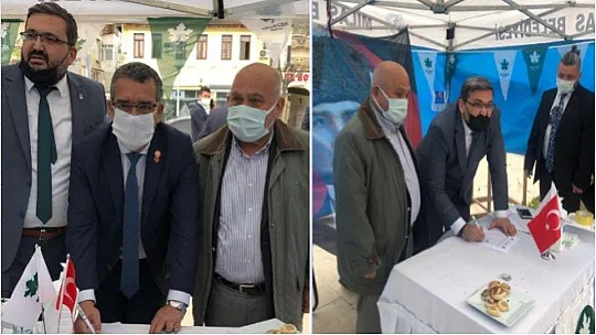 İmza kampanyasına yoğun katılım oluyor