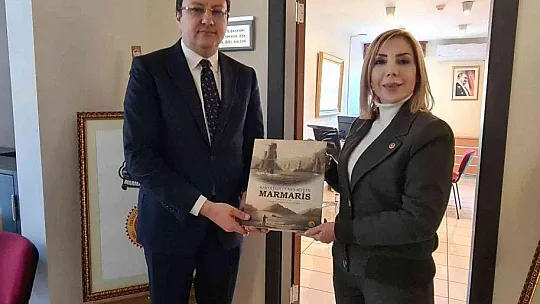 AK Partili Gökcan, Marmaris Ticaret Odası Başkanı Ayhan ile görüştü