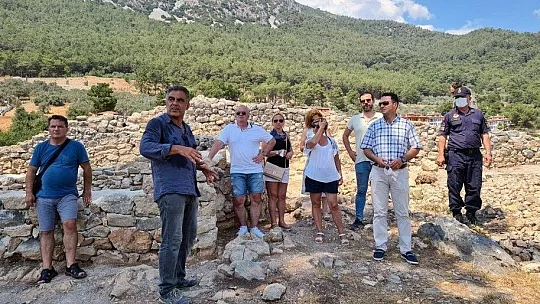 Akyaka Kalesi'nin ilk ünlü konuğu