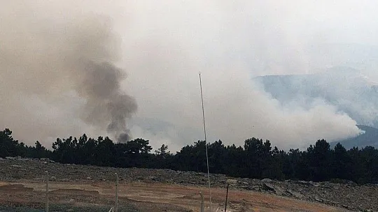 Alevler TRT vericilerine 500 metre yaklaştı