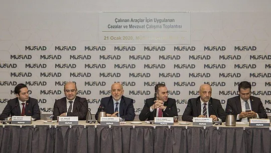 Çalınan Araçlar MÜSİAD'ın Gündeminde