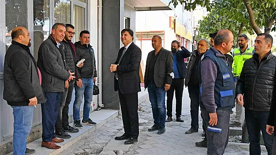 Karaca, 'Altyapı biten bölgelerde  BSK sıcak asfalt çalışmasına başlayacağız'