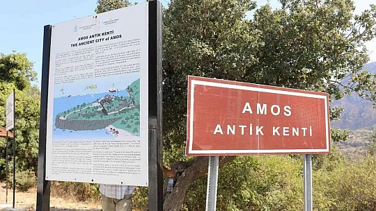 AMOS ANTİK KENTİ'NDE TİYATRO GÜN YÜZÜNE ÇIKARILIYOR