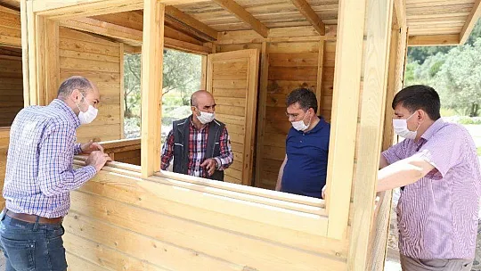 Antik kentin satış reyonları hazır