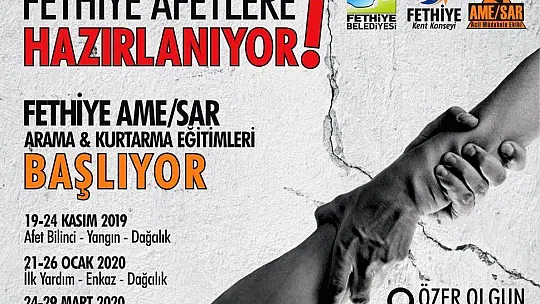 Arama Kurtarma Eğitimleri Başladı