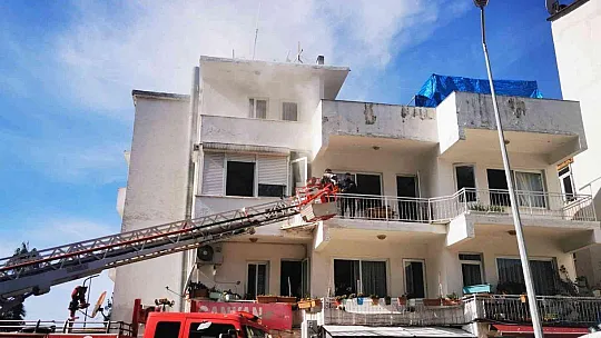 Aspiratörden çıkan yangın korkuttu