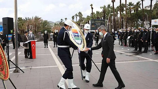 Atatürk'ün Marmaris'e gelişinin 87. yıldönümü resmi törenle kutlandı