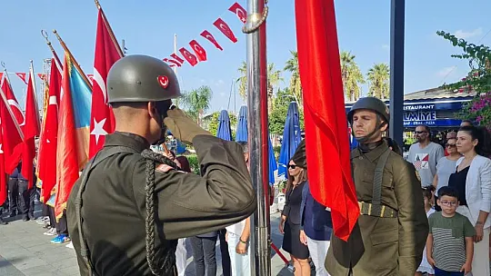 Zafer Bayramı kutlamaları törenle başladı