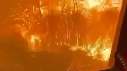 Orman yangını gönülleri alevlerin arasında kaldı