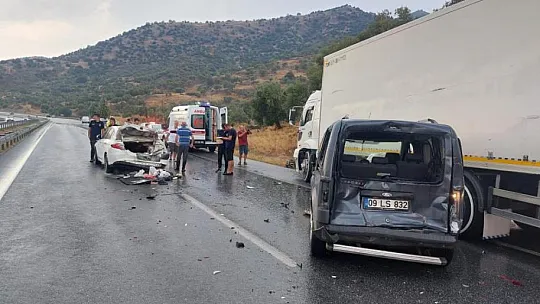Sağanak yağış kaza getirdi