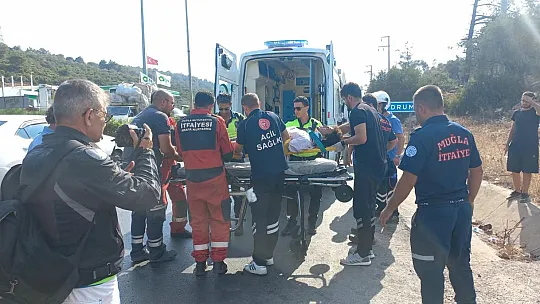Su kanalına giren kamyonet hurdaya döndü