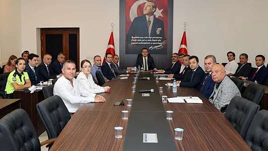 Yeni Eğitim- Öğretim Yılı Güvenlik Tedbirleri Toplantısı