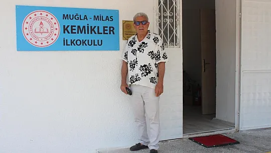 Domates ekti, okul yaptı
