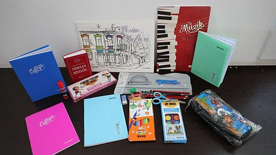 Öğrencilere kırtasiye yardımı