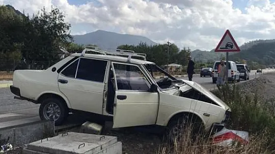Fethiye'de trafik kazası, 2 yaralı
