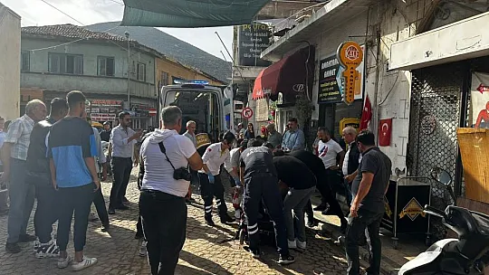 Kazada motosiklet sürücüsü yaralandı