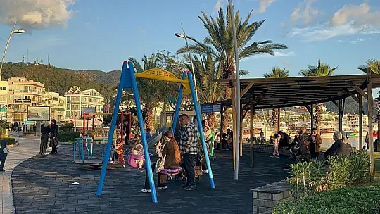 Vatandaşlar güneşli havanın keyfini çıkardılar