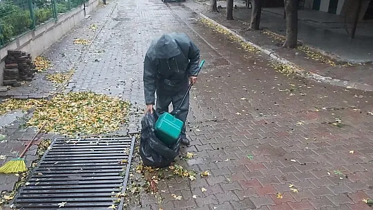 Temizlik Ekiplerinden yoğun çalışma