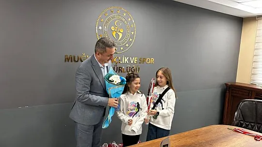 Gençlik Spor Muğla Müdürü şampiyonlarla bir arada