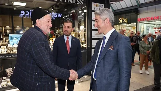 Başkan Oktay esnafların yeni yılını kutladı