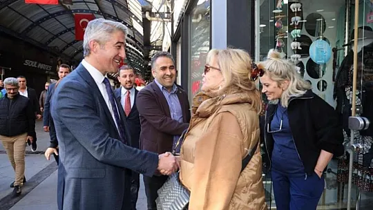 Başkan Oktay esnafların yeni yılını kutladı