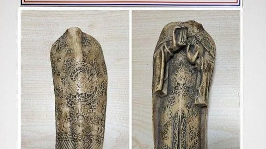 Tarihi heykeli satmak isterken yakalandı