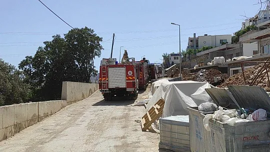 Yarıya kadar toprağa gömüldü son anda ölmeden kurtuldu