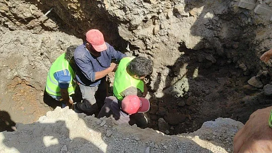 Yarıya kadar toprağa gömüldü son anda ölmeden kurtuldu