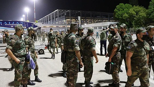 Azerbaycan'dan 200 kişilik ekip Muğla'ya geldi