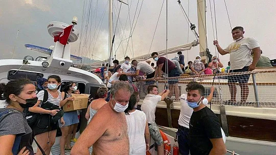 Muğla yangınlarında 38 bin 715 kişi tahliye edildi