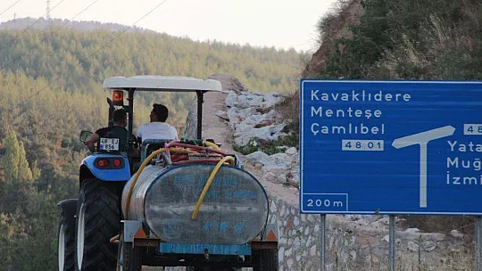 Kavaklıdere yangını kontrol altına alındı