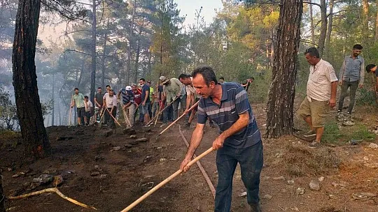 Kavaklıdere yangını kontrol altına alındı