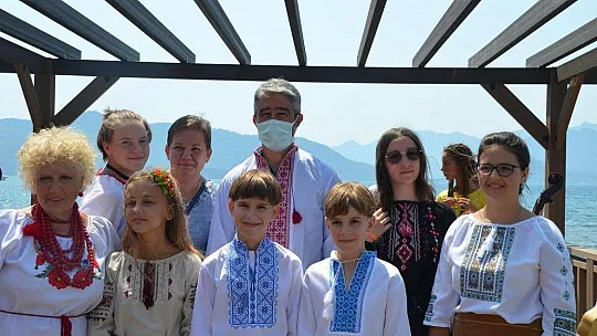 Marmaris'e moral için Ukrayna ve Özbekistan'dan geldiler