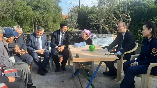 KÖYCEĞİZ'DE ŞEHİT AİLELERİNE VEFA ZİYARETİ