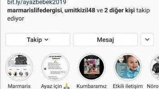 Ayaz bebeğin tedavisi için kampanya başlatıldı