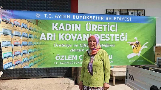 Kadın arıcılara kovan desteği