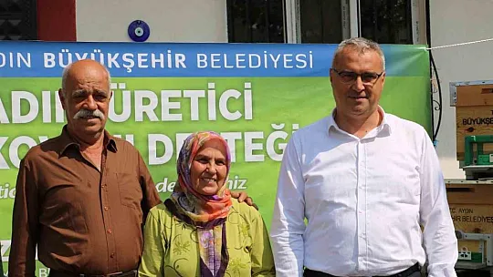Kadın arıcılara kovan desteği