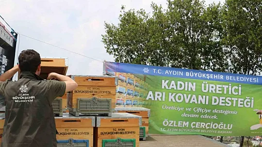 Kadın arıcılara kovan desteği