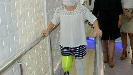 Aylin'in protez bacak sevinci