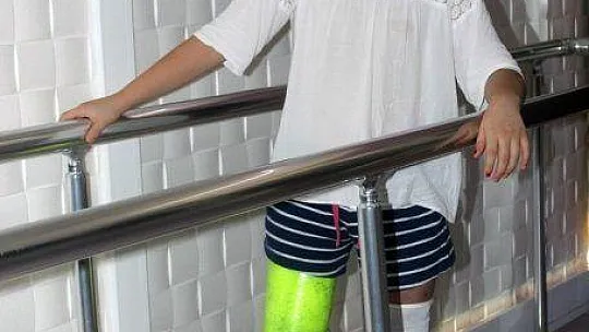 Aylin'in protez bacak sevinci